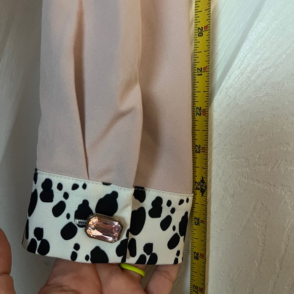 Sister Jane Blush Long Sleeve Dress with White Details - Picture 15 of 16